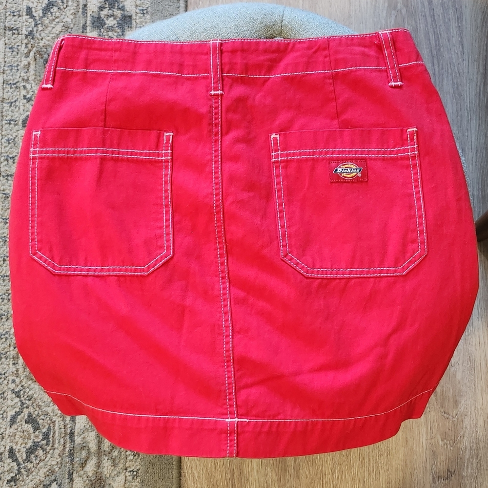 Dickies Red Hot Mini Skirt